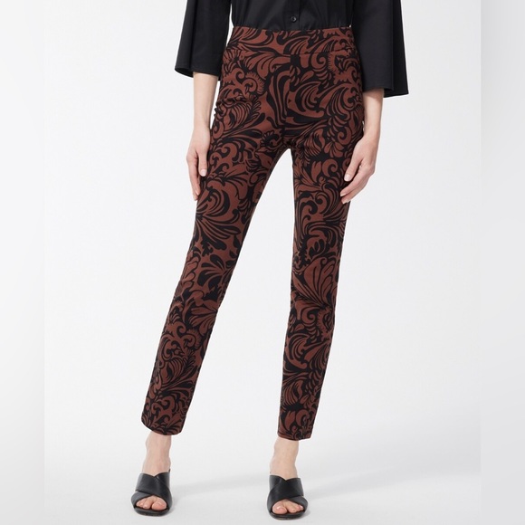 Chico’s Brigitte Scroll Print Ankle Pants - Picture 3 of 14